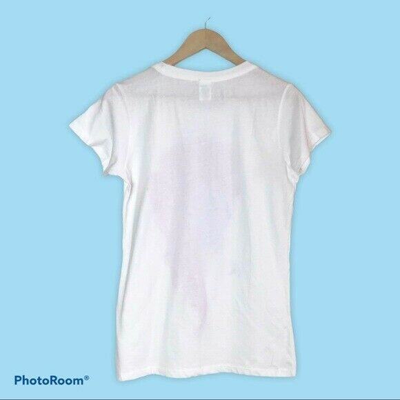 RuPaul NWT Women's Junior Medium White 100% Cotton Portrait Tee Drag Race - Picture 2 of 8